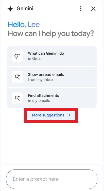 Gmail Gemini AI 功能二、起草新郵件