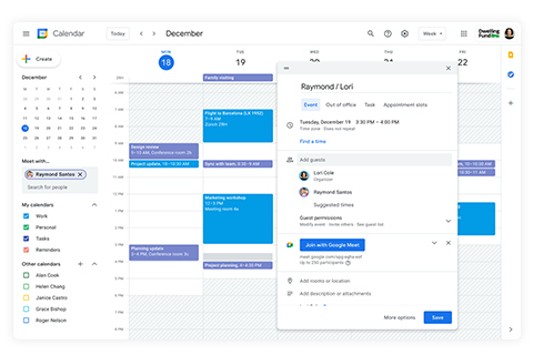 Google 日曆（Google Calendar）的好處：日曆協作讓會議安排更省事